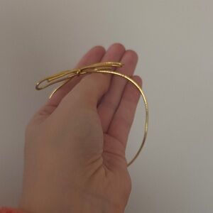 Gold stretch ribbon for gifts